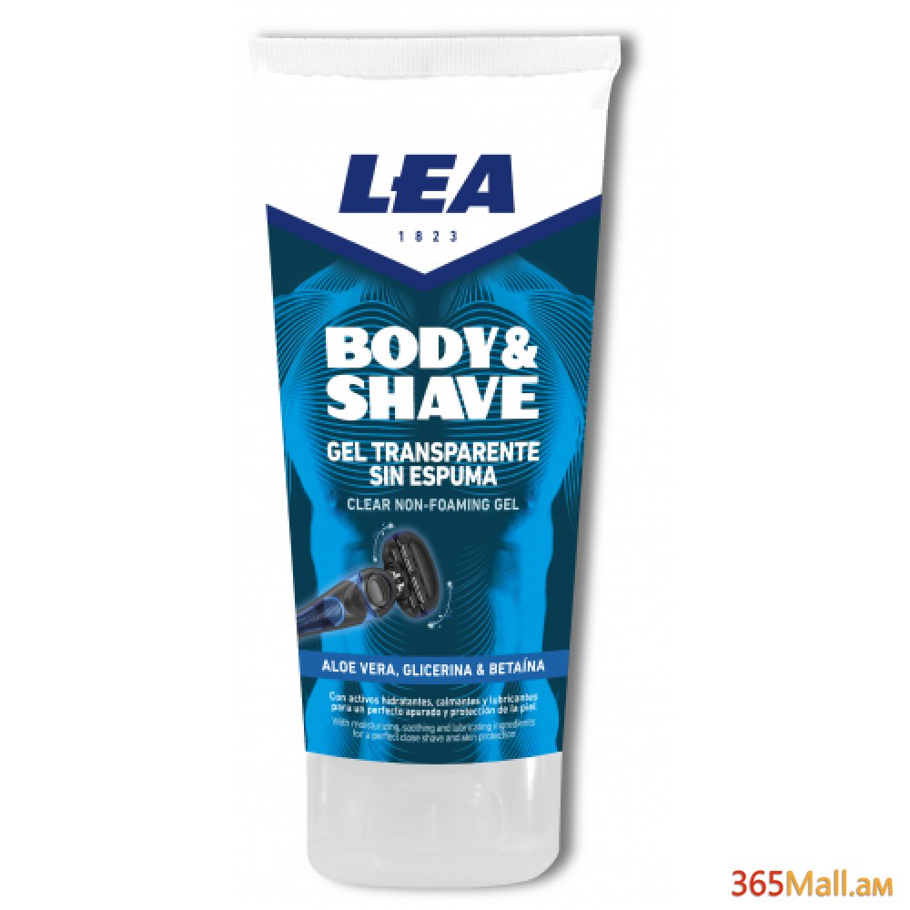 Սափրվելու քսուկ - LEA BODY & SHAVE CLEAR GEL 175 ML.