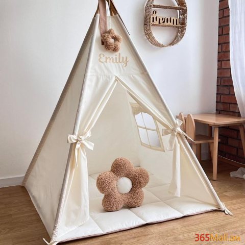 Էկո տնակ վիգվամ՝ կաթնագույն