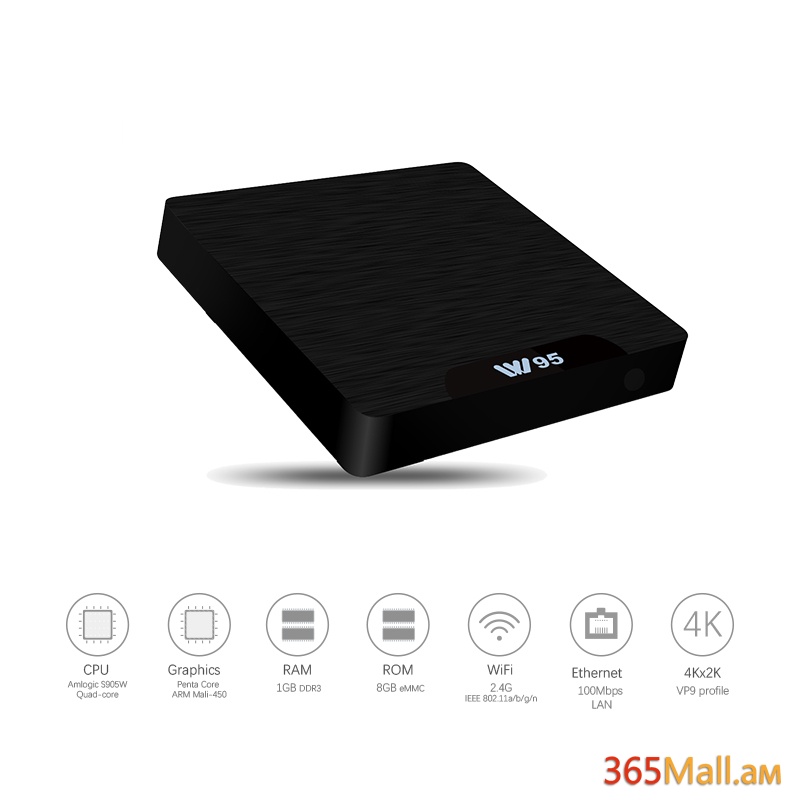 Beelink W95 ապրանքանիշ՝ սմարթ TV Box  Android, 1G RAM