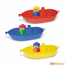 Կարմիր, կապույտ և դեղին գույնի նավակների հավաքածու
