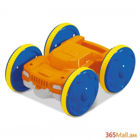 Մանկական խաղալիք մեքենա ՝ կապույտ,դեղին անիվներ