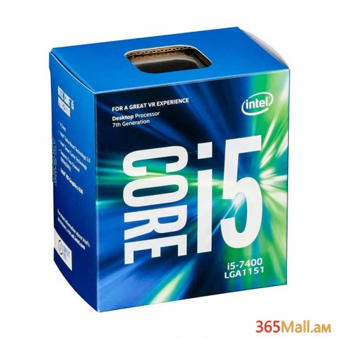 Պրոցեսոր Intel Core i5-7400, 3.0Ghz, 6M Cache, 4 Core, Intel® HD Graphics 630, LGA 1151 socket