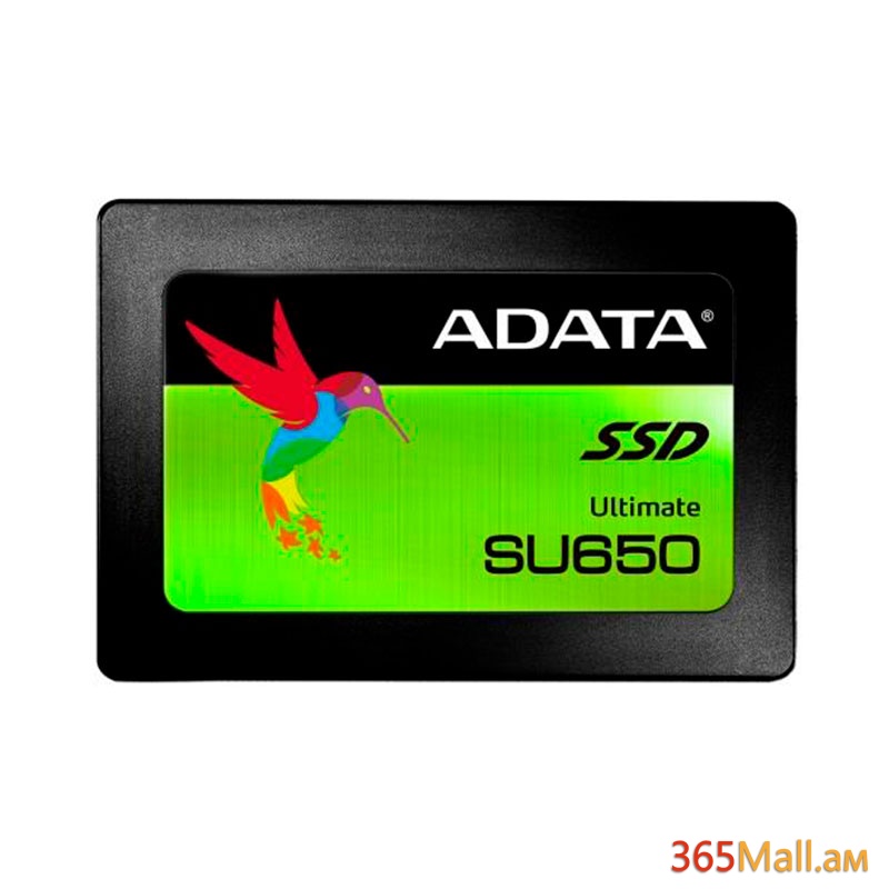 SSD կուտակիչ - 120GB SSD ADATA ULTIMATE SU650 ASU650SS-120GT, 3D NAND, Sata 6GB/s, 560MB/s Read, 520MB/s write