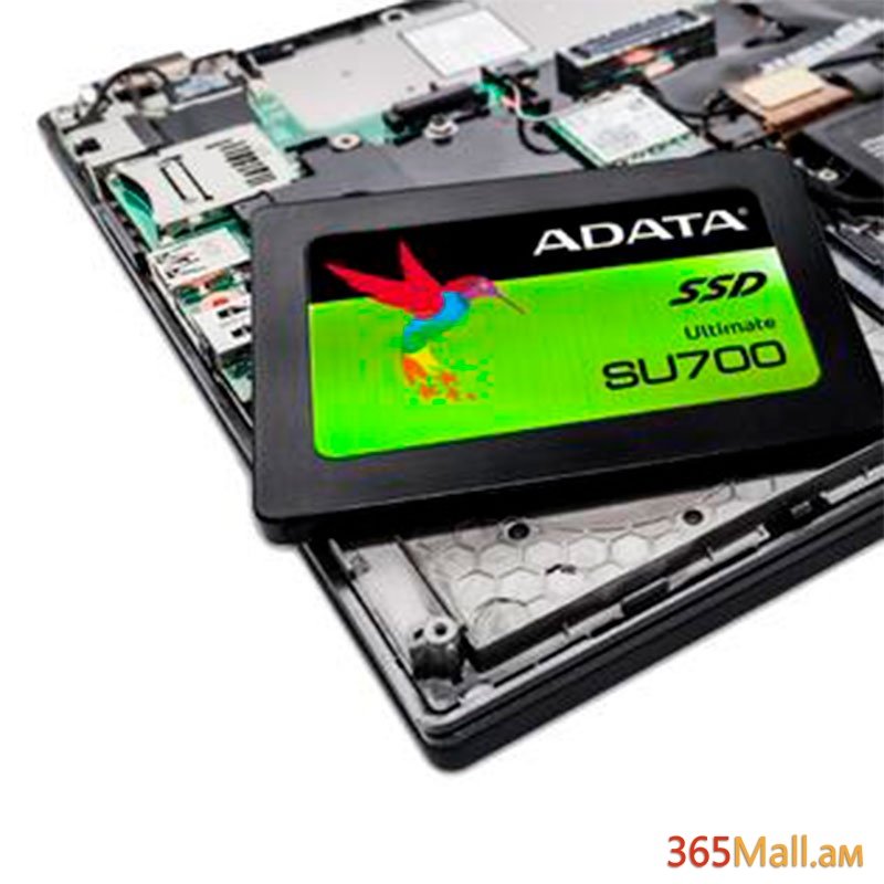 SSD կուտակիչ - 120GB SSD ADATA ULTIMATE SU700 ASU700SS-120GT-C, 3D NAND, Sata 6GB/s, 560MB/s Read, 520MB/s write
