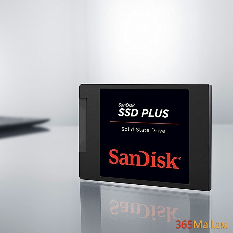SSD կուտակիչ - 480GB SSD SANDISK  SDSSDA-480G-G26 BOX, Sata 6GB/s, 535MB/s Read, 445MB/s write