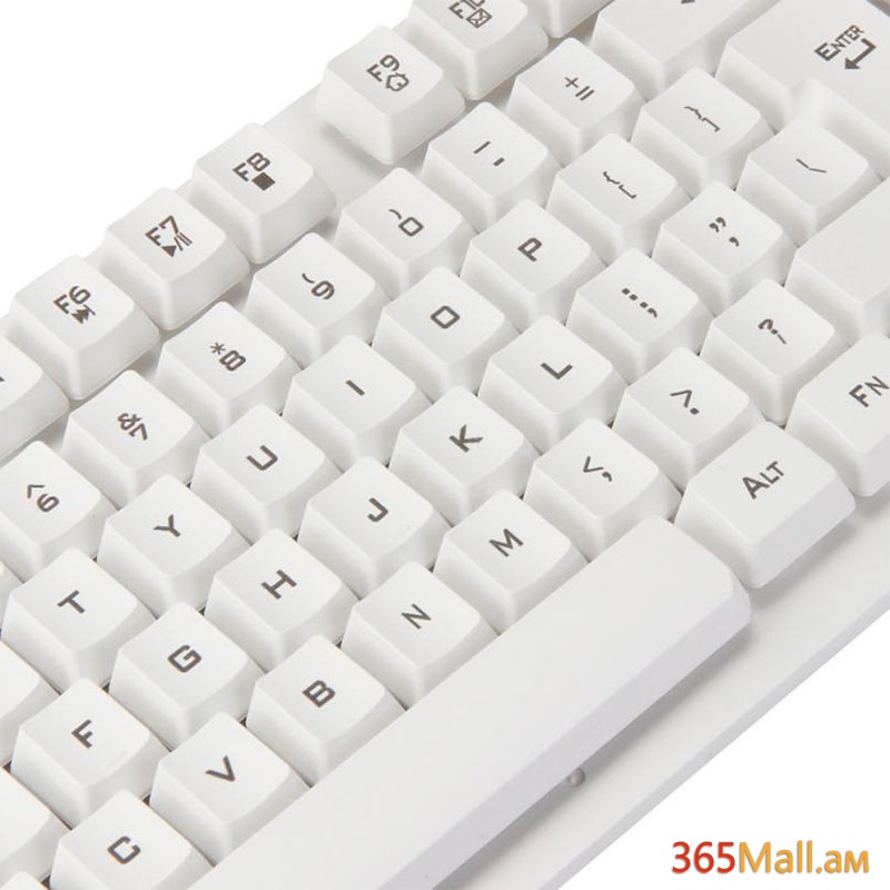 Համակարգչի ստեղնաշար Keyboard  HK6500 WHITE