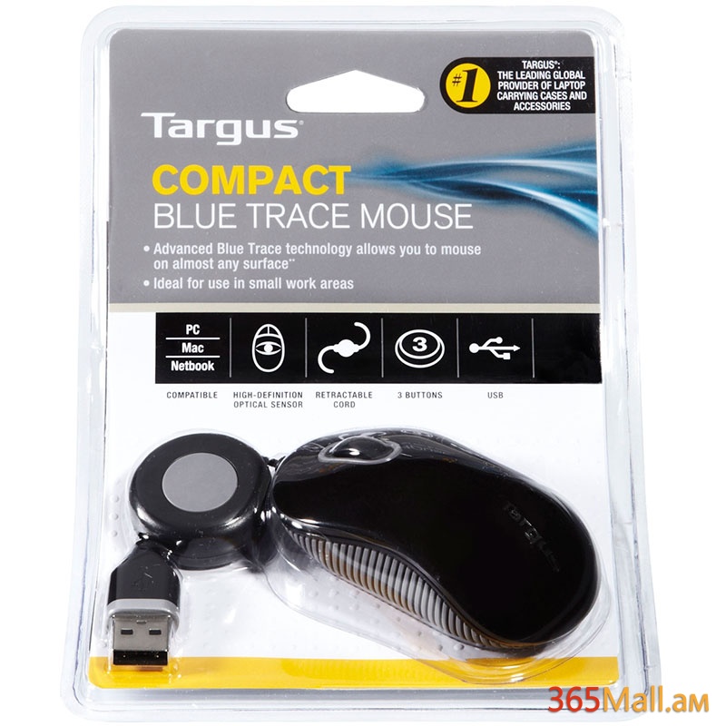 Մկնիկ MOUSE Targus Compact Blue Trace