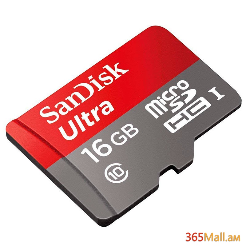 Հիշողության քարտ , MicroSD 16GB,A-Data with Adapter/Class10/up to 30MB/s