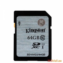 Հիշողության քարտ ,SDHC 64GB,Kingston XC I /64GB/Class10/SD10VG2/Read:45MB/s