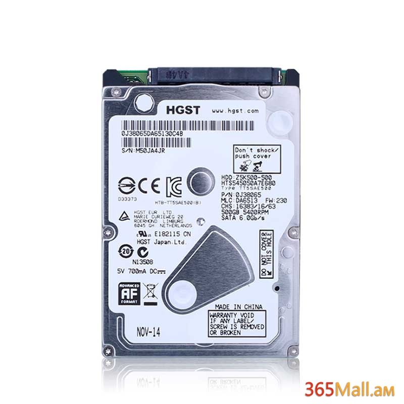 HGST  500 GB  2.5 for Notebook,