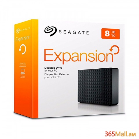 External SEAGATE Expansion HDD 8TB 3.5 BOX