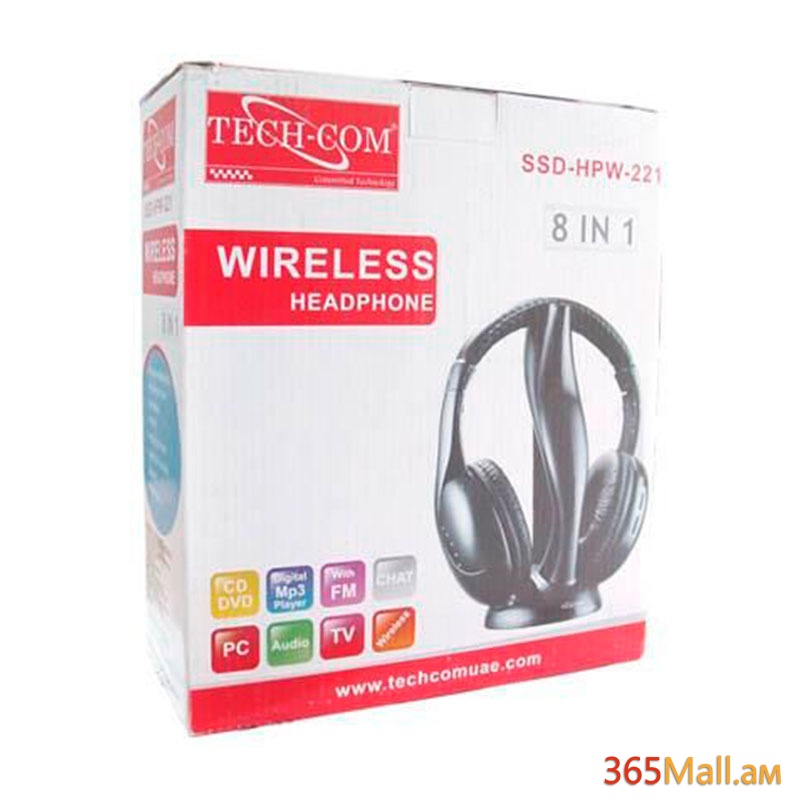Ականջակալ,TechCom SSD-HPW-221 Wireless,Wireless headphone