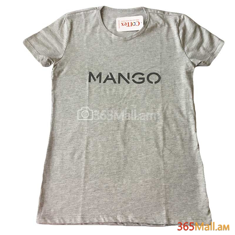 Կանացի կարճաթև շապիկ MANGO տպագրությամբ
