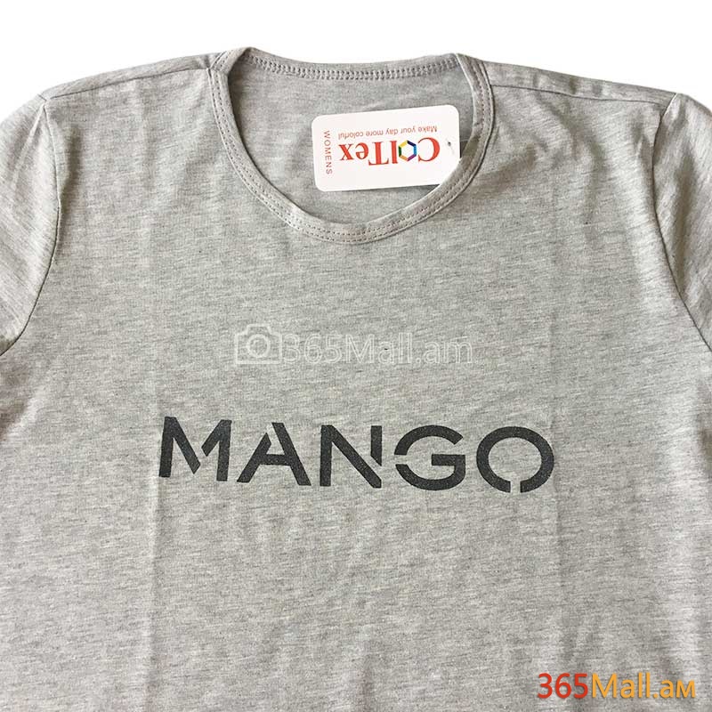 Կանացի կարճաթև շապիկ MANGO տպագրությամբ