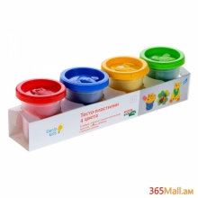 Մանկական ծեփամածուկ  պլաստիլին 4 գույն յուրաքանչյուրը 50գր