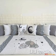 Փղիկով անկողնային հավաքածու( բարձեր + սպիտակեղեն]