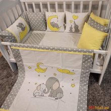 Փղիկով անկողնային հավաքածու( բարձեր + սպիտակեղեն]