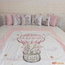 Փղիկով անկողնային հավաքածու( բարձեր + սպիտակեղեն]