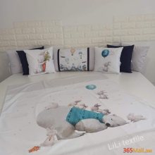 Արջուկ անկողնային հավաքածու( բարձեր + սպիտակեղեն]