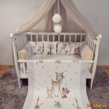 Անտառի բնակիչներ անկողնային հավաքածու( բարձեր + սպիտակեղեն]