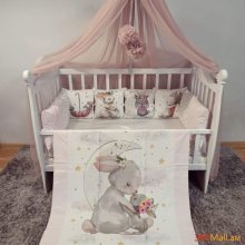 Նապաստակ անկողնային հավաքածու( բարձեր + սպիտակեղեն]