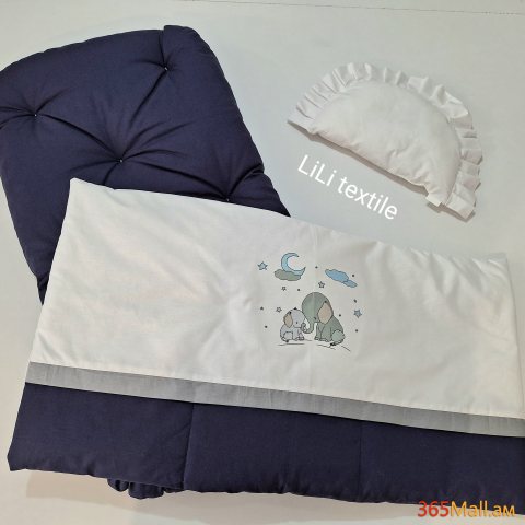 Մանկասայլակի դոշակ + վերմակ+ բարձ