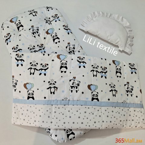 Մանկասայլակի դոշակ + վերմակ+ բարձ