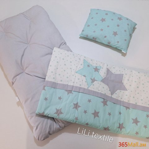 Մանկասայլակի դոշակ + վերմակ+ բարձ