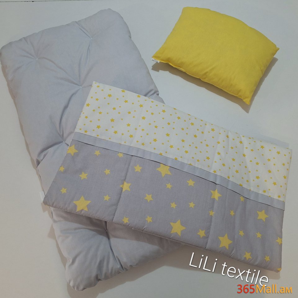 Մանկասայլակի դոշակ + վերմակ+ բարձ