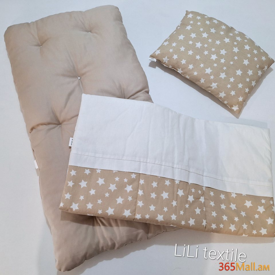 Մանկասայլակի դոշակ + վերմակ+ բարձ