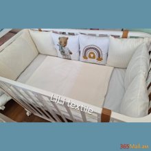 Գործվացքային անկողնային հավաքածու( բարձեր + սպիտակեղեն)