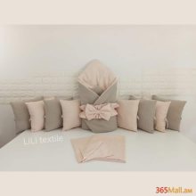 Գործվացքային անկողնային հավաքածու( բարձեր + դուրսգրման ծրար + սավան)