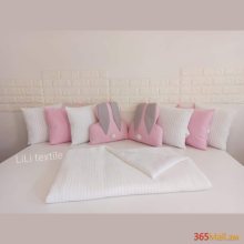 Գործվացքային անկողնային հավաքածու( բարձեր + վերմակ + սավան)