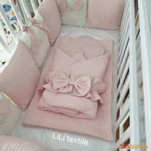 Գործվացքային անկողնային հավաքածու( բարձեր + դուրսգրման ծրար + սավան)