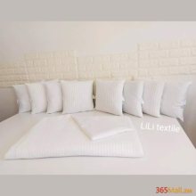 Գործվացքային անկողնային հավաքածու( բարձեր + վերմակ + սավան)