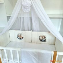 Գործվացքային անկողնային հավաքածու( 4 բորտ + ծրար+ սավան)