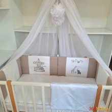 Գործվացքային անկողնային հավաքածու( 4 բորտ + ծրար+ սավան)