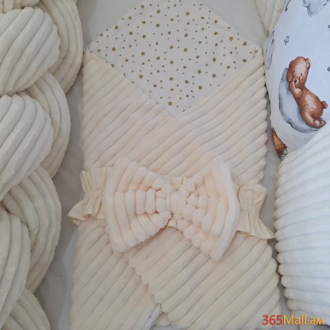 Դուրսգրման ծրար - կաթնագույն, բամբուկ/սատին