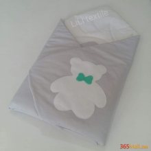 Դուրսգրման ծրար - սատին,  մոխրագույն արջուկ