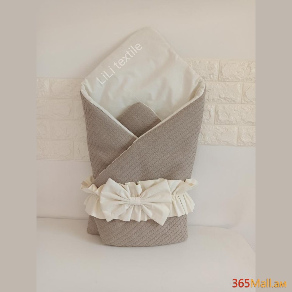 Դուրսգրման ծրար - սատին/գործվացք բեժ