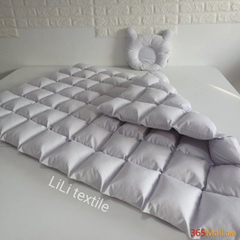 Օրորոցային ձմեռային բամբուկե վերմակ + բարձ