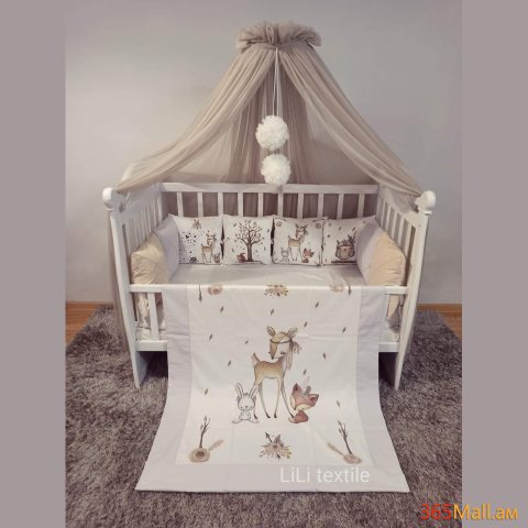 Օրորոցի քող + ձող բեժ